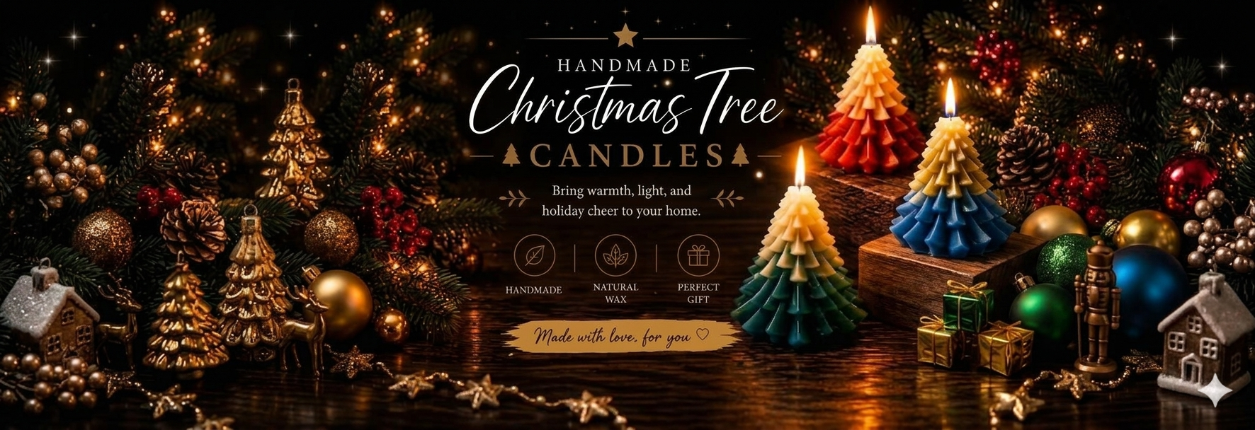 Serene candle slide
